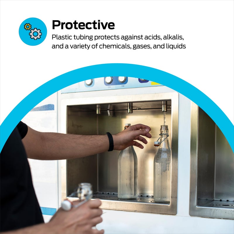 Eastman 3/8 Inch ID (1/2 Inch OD) PVC Clear Vinyl Tubing, 100 Foot Length, 98624 - Image 5